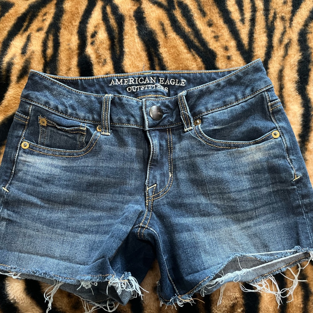 American Eagle Outfitters Blue Denim Shorts
